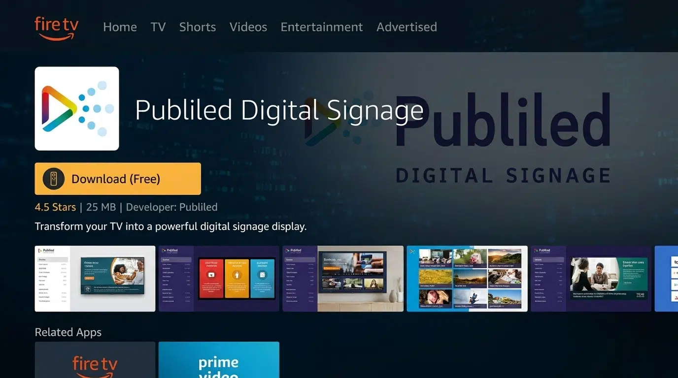 instalar publiled en Fire TV OS