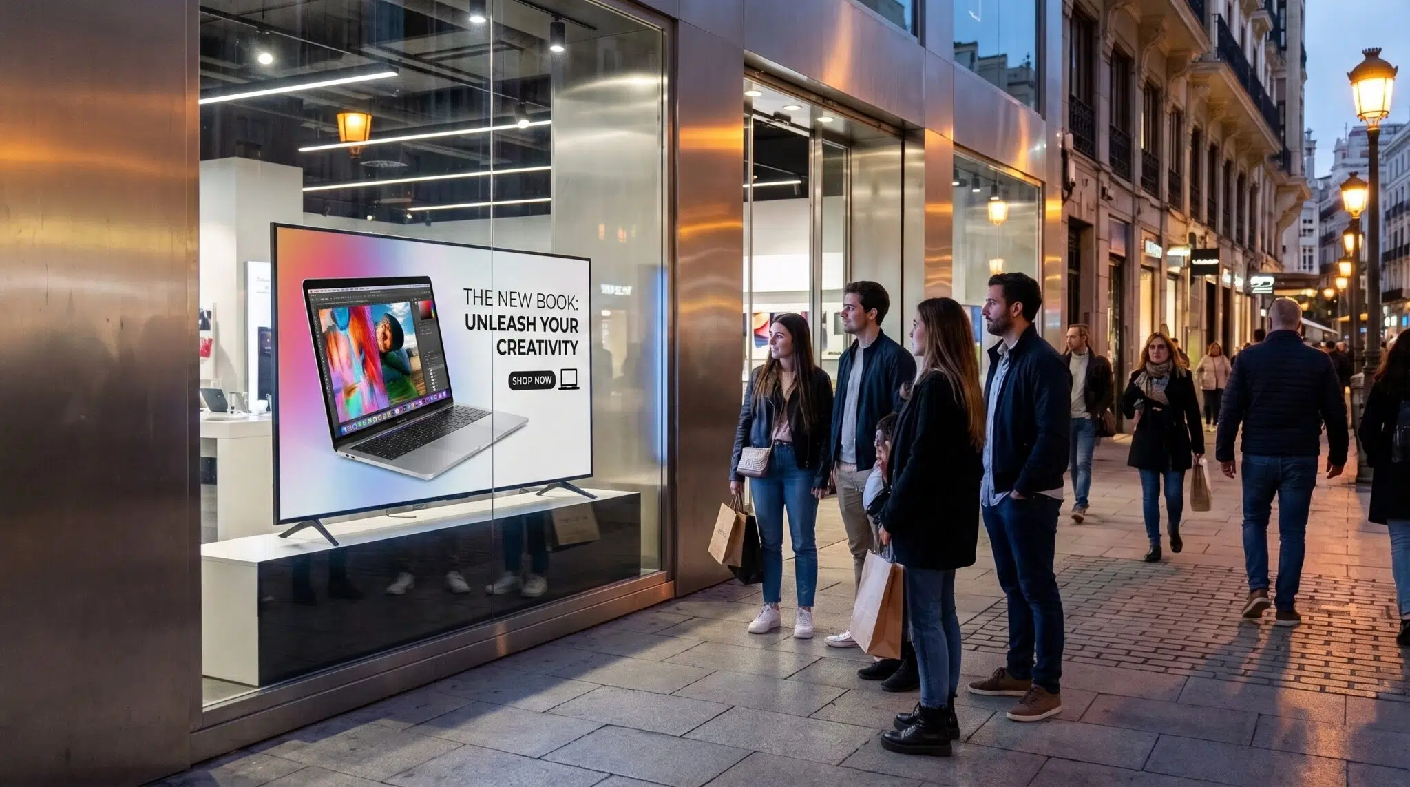 publicidad en pantallas de tv. carteleria digital smart tv digital signage